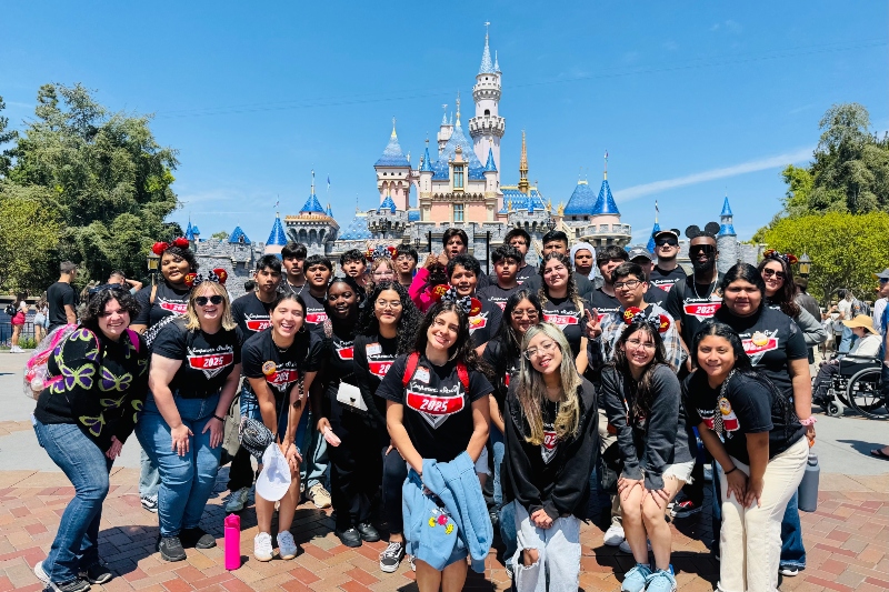 The Empower College Prep Class of 2025 visits Disneyland.